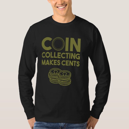 Funny Coin Sammeln für Männer Frauen 50 Cent Colle T-Shirt (Vorderseite)