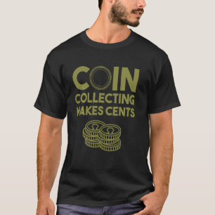 Funny Coin Sammeln für Männer Frauen 50 Cent Colle T-Shirt