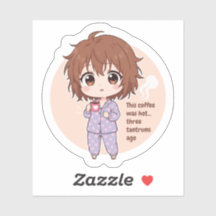 Funny Cold Coffee Mama Quotiersticker