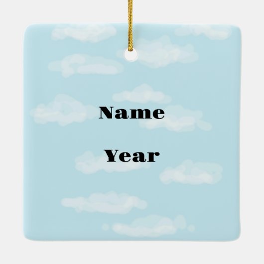 Funny Cold Weather Forecast Weihnachtsschmuck (Rückseite)