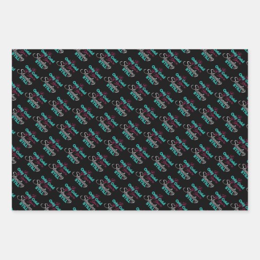 Funny Cold Weather Winter Wanderangebot Geschenkpapier Set (Vorderseite 3)