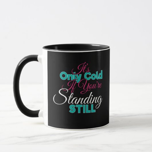 Funny Cold Weather Winter Wanderangebot Tasse (Links)