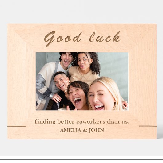 Funny Colleague Zitat Custom Holz Picture Frames Geätzte Rahmen