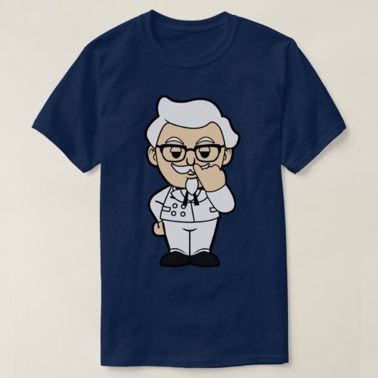 Funny Colonel Sanders T-Shirt (Design vorne)