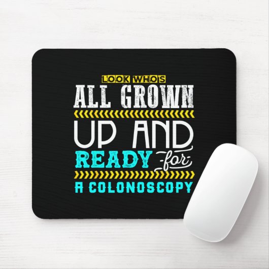 Funny Colonoscopy Joke Medical Humor Checkup Mousepad (Mit Mouse)