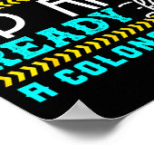 Funny Colonoscopy Joke Medical Humor Checkup  Poster (Ecke)