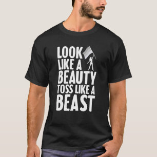 Funny Color Guard Design für Mädchen Frauen Winter T-Shirt