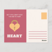 Funny Colorado Illustriert Key Postkarte (Rückseite)