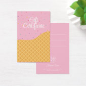 Funny Colorary Ice Gutschein Geschenk (Schreibtisch)