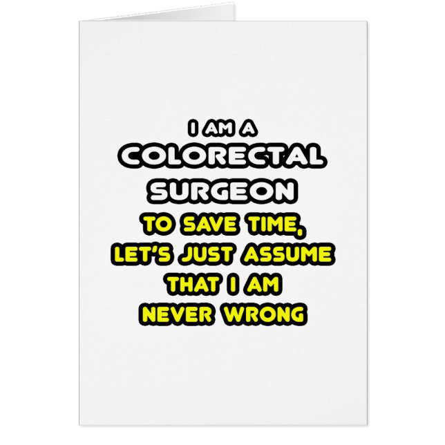 Funny Colorectal Chirurg T - Shirt und Geschenke (Vorne)