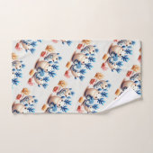 Funny Colorful Dancing Nudibranchs und Korallen Badhandtuch Set (Handtuch)