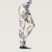 Funny Colorful Dancing Nudibranchs und Korallen Leggings (Rechts)