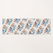 Funny Colorful Dancing Nudibranchs und Korallen Yogamatte (Vorderseite (Horizontal))