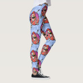 FUNNY COLORFUL DISCO SUSHI GRAPHISCHE LEGGINGS (Rechts)