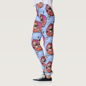FUNNY COLORFUL DISCO SUSHI GRAPHISCHE LEGGINGS (Links)
