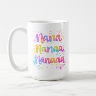 Funny Colorful Dreamy Quote Paint Splashes Rainbow Kaffeetasse