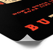 Funny Colorful Duck Art |Perfektes Geschenk zu Hal Poster (Ecke)