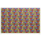 Funny Colorful Faces Stoff (Fat Quarter (45,7 x 55,9 cm))