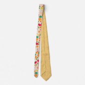 Funny Colorful Frucht Sommer Gesund Gemüse Krawatte (Rückseite)