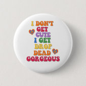 Funny Colorful LGBTQ Monat 6 cm Runde Abzeichen Button (Vorderseite)