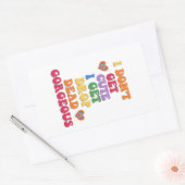 Funny Colorful LGBTQ Monat Rechteckiger Aufkleber (Umschlag)