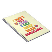 Funny Colorful LGBTQ Prix Monat Notebook Notizblock (Rechte Seite)