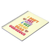 Funny Colorful LGBTQ Prix Monat Notebook Notizblock (Linke Seite)
