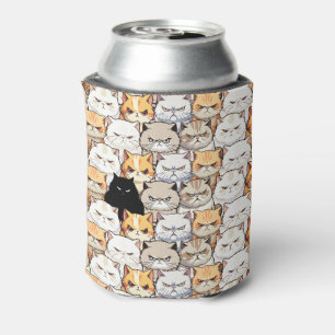 Funny Colorful Moody Meow Cats Kitten Haustier Mus Dosenkühler