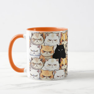 Funny Colorful Moody Meow Cats Kitten Haustier Mus Tasse
