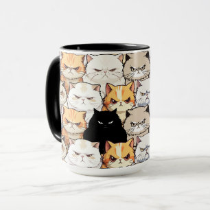 Funny Colorful Moody Meow Cats Kitten Haustier Mus Tasse