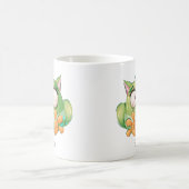 Funny Colorful Owl Persönliche Umarmung Kaffeetasse (Mittel)