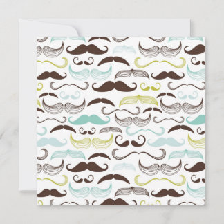 Funny Colorful Patches für Mustache Liebhaber