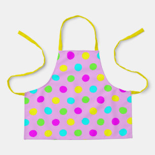 Funny Colorful Polka Dots Kids All-over Print Schürze