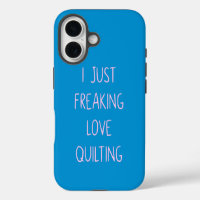 Funny Colorful Quilting Liebe Sprichwort für Quilt