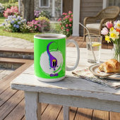 Funny, Colorful, Quirky, Cartoon Character Kaffeetasse