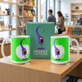 Funny, Colorful, Quirky, Cartoon Character Kaffeetasse