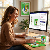 Funny, Colorful, Quirky, Cartoon Character Kaffeetasse