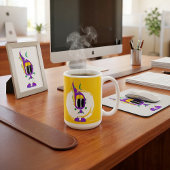 Funny, Colorful, Quirky, Cartoon Character Kaffeetasse