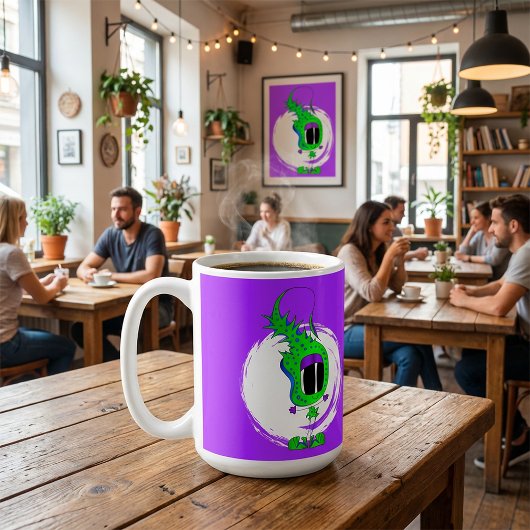 Funny, Colorful, Quirky, Cartoon Character Kaffeetasse