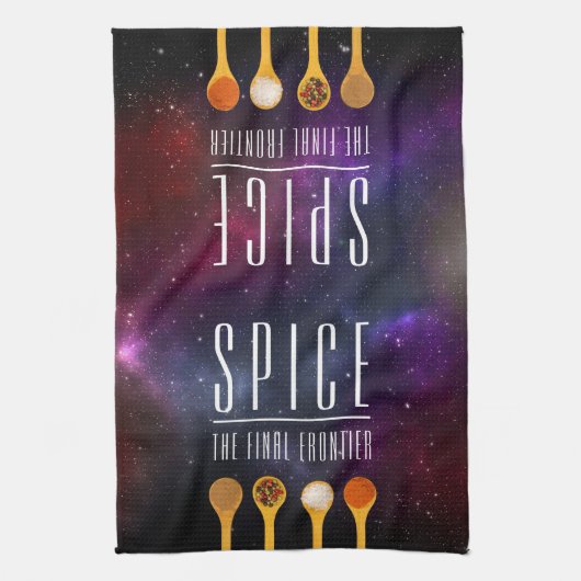 Funny Colorful Spice das Finale Geschirrtuch (Vertikal)