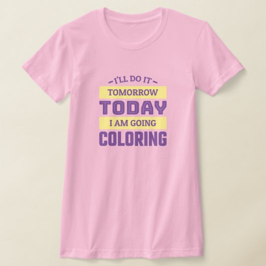 Funny Coloring Fan T-Shirt (Ablage )