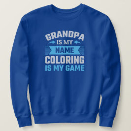 Funny Coloring Opa Sweatshirt