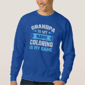 Funny Coloring Opa Sweatshirt (Vorderseite)