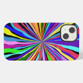 Funny Colors iPhone Hülle (Rückseite (Horizontal))