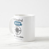 Funny Columbus hat den Navigator verloren Kaffeetasse (Vorderseite Links)