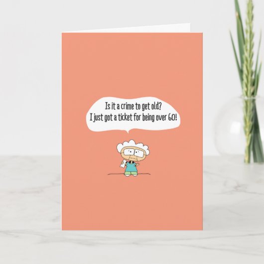 Funny Comic Birthday Greeting Card - 114 Karte (Vorderseite)