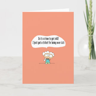 Funny Comic Birthday Greeting Card - 114 Karte