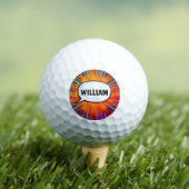 Funny Comic Buch cool personalisierter Name trendy Golfball (Insitu T-Shirt)