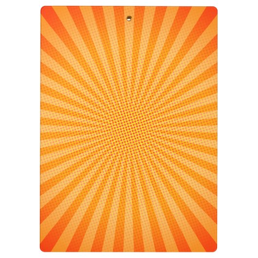 Funny Comic Buch personalisierte Botschaft Boom Klemmbrett (Rückseite)