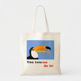 Funny Comic Cartoon Toucan Vogel Witz-Becher Tragetasche